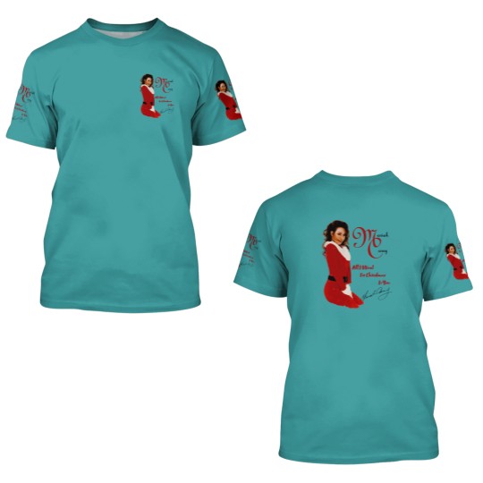 Discover Mariah Carey Christmas 3D T Shirts, Mariah Carey Xmas