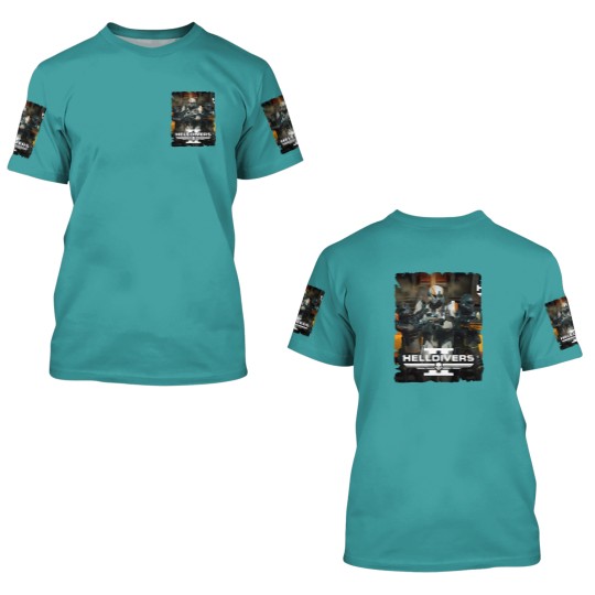 Discover Helldivers Minimalist 3D T Shirts, Helldivers 3D T Shirts
