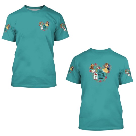 Discover Tale As Old As Time 3D T Shirts, Beauty Beast 3D T Shirts,