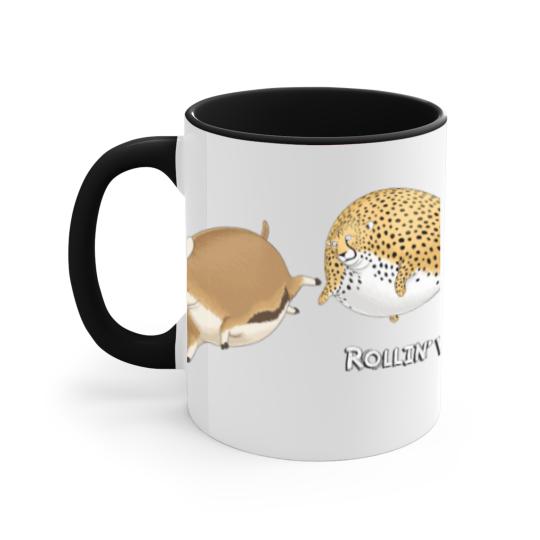 Discover Rollin' Wild - the chase Accent Mugs