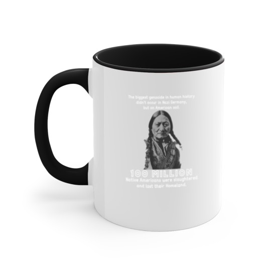 Discover sitting bull - Native American - Accent Mugs