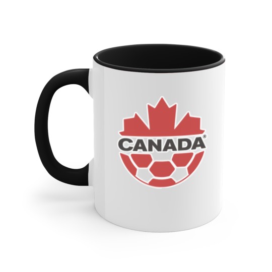 Discover UNISEX | Team Canada Soccer Accent Mugs | Canada Soccer Jersey | World Cup 2022 Qatar | Les Rouges