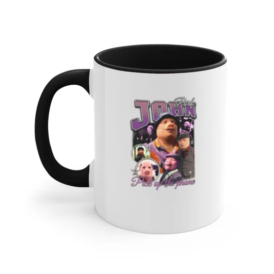 Discover John Pork Accent Mugs, Funny Accent Mugs, Classic 90s Graphic Accent Mugs