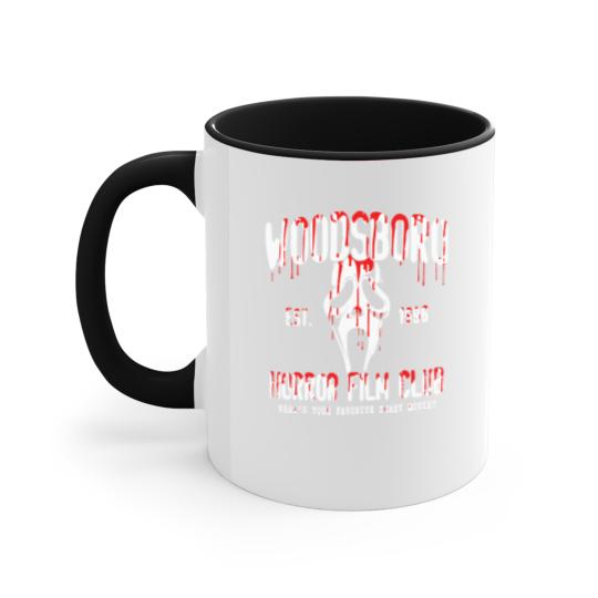 Discover Horror Ghost Face Accent Mugs, Woodsboro Horror Film Club