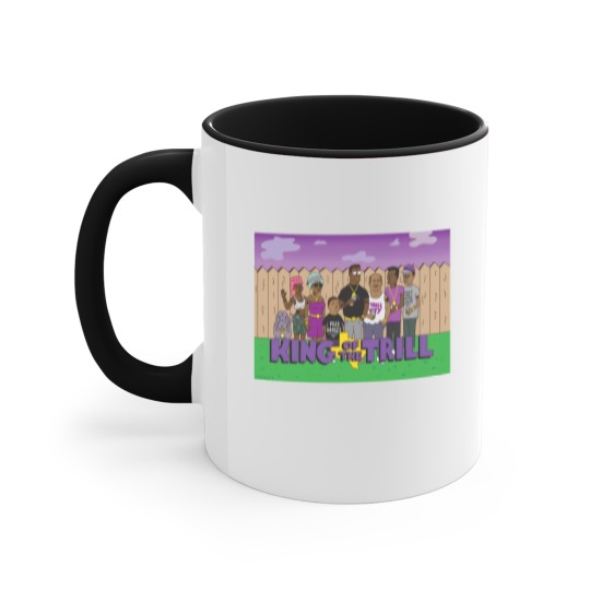 Discover King of the Trill Accent Mugs