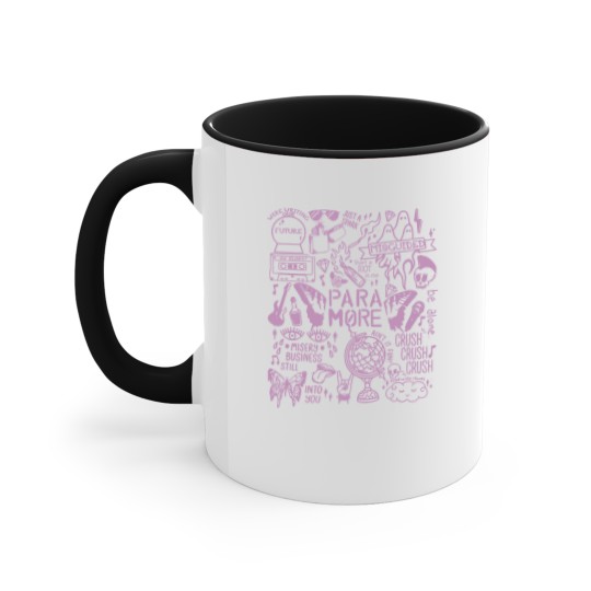 Discover Paramore Tattoo Rock Music Accent Mugs, Paramore Rock Music Band Accent Mugs