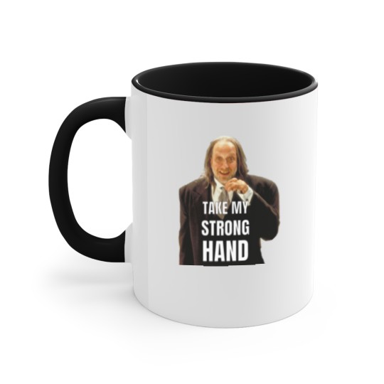 Discover TAKE MY STRONG HAND Accent Mugs