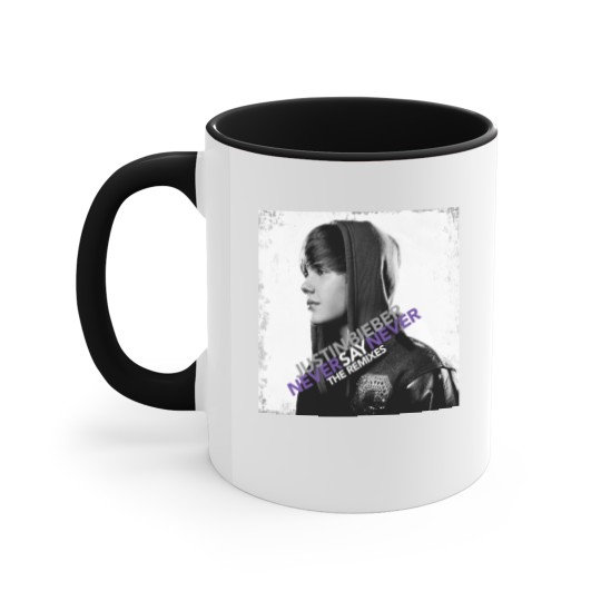 Discover Justin Bieber - Never Say Never Accent Mugs
