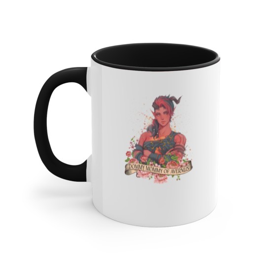 Discover Karlach Dommy Mommy of Avernus Boho  Accent Mugs, Baldur's gate 3 merch Accent Mugs, Video games Accent Mugs