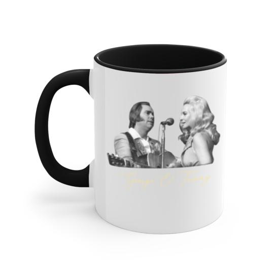 Discover George and Tammy Accent Mugs