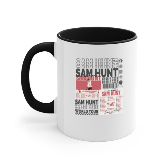 Discover Sam Hunt Music Accent Mugs 90s Y2K Merch Vintage Accent Mugs