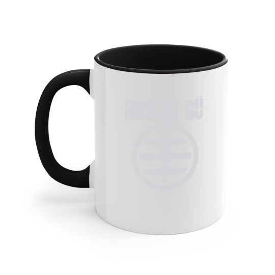 Discover Blue Husker Du Circle Logo Accent Mugs