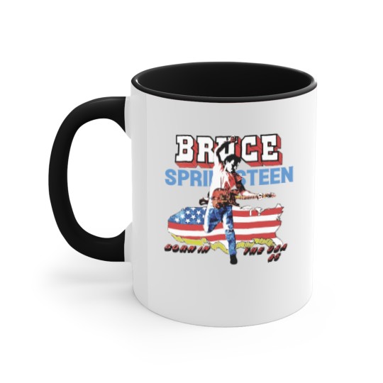 Discover Bruce Springsteen Bon In The Usa Accent Mugs, Vintage Bruce Springsteen Concert S-5Xl