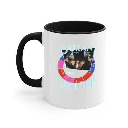 Discover Duran Duran Arena Accent Mugs, Duran Duran Vintage Accent Mugs, 1984 Arena Tour Concert Accent Mugs Accent Mugs