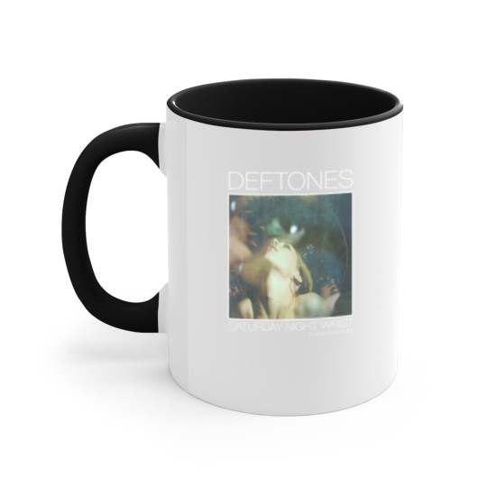 Discover Deftone Saturday Night Wrist The new Album Accent Mugs, 90s Deftone Accent Mugs