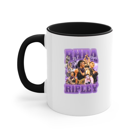Discover Rhea Ripley Wrestling Entertainment Accent Mugs