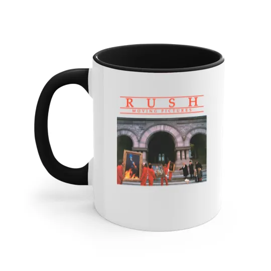 Discover Moving Pictures - Rush Accent Mugs