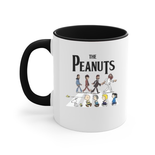 Discover The peanut walking Abbey Road Accent Mugs Accent Mugs
