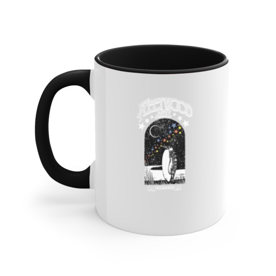 Discover Fleetwood Mac Penguin Portrait, Tour 2018-2019 White Accent Mugs