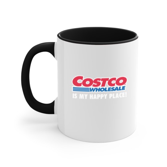Discover Costco Is My Happy Place Accent Mugs