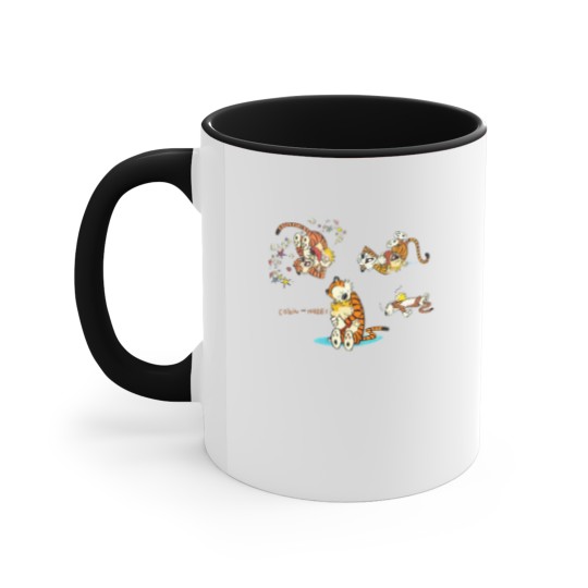 Discover calvin and hobbes bill watterson Accent Mugs