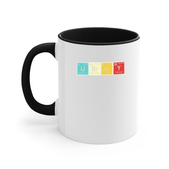 Discover Library Periodic Table Library Reading Book Worms Accent Mugs