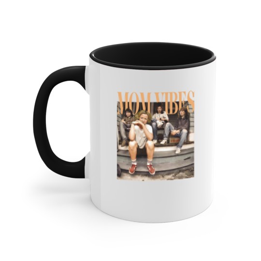 Discover Mom Vibes Thug Life  Accent Mugs, Vintage 90s Mom Vibes Accent Mugs, 90s Mom Vibes Accent Mugs