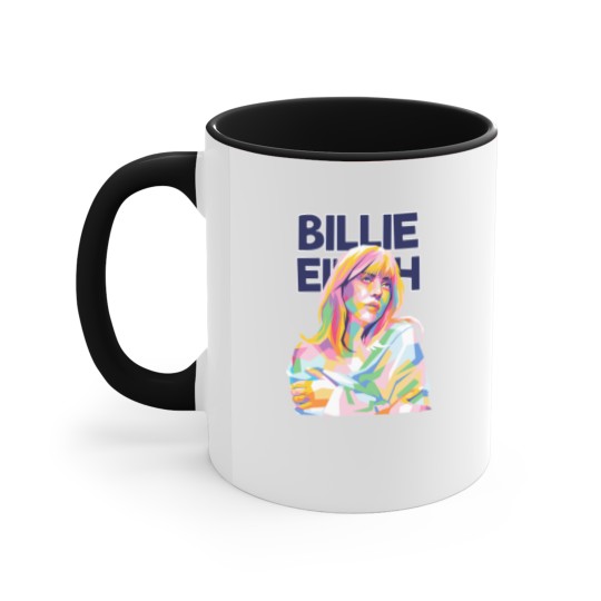 Discover Billie Ellish Accent Mugs