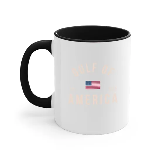 Discover Gulf of America Accent Mugs, Comfort Colors Unisex Patriotic Accent Mugs, United States of America Accent Mugs