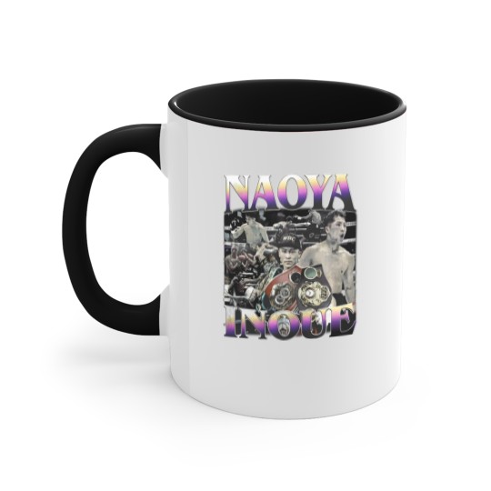 Discover Naoya Inoue, Boxing Accent Mugs, Classic 90s Graphic Accent Mugs, Unisex, Naoya Inoue Vintage Bootleg