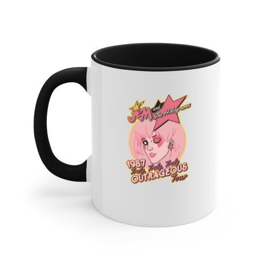 Discover Jem & The Holograms Accent Mugs, Jem Outrageous Tour Accent Mugs