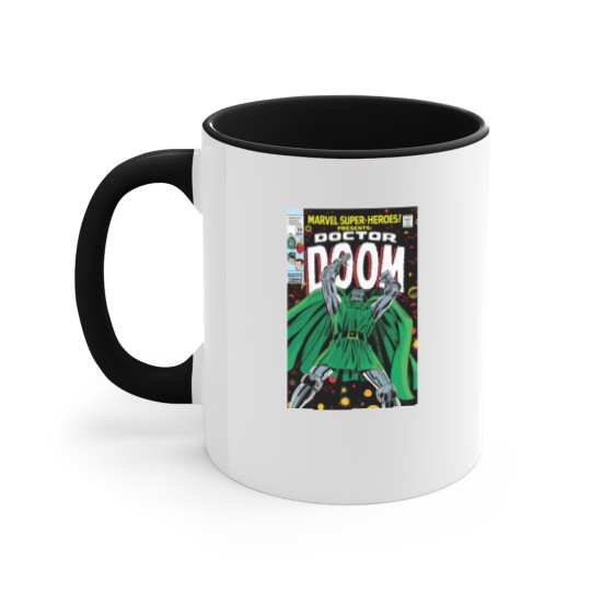 Discover Dr. Dooom Accent Mugs, 90's style, Comic Accent Mugs