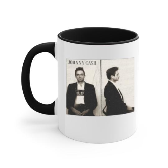 Discover Johnny Cash Mugshot Country Rock Accent Mugs. Johnny Cash