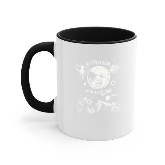 Discover A Trip To The Moon Le Voyage Dans La Lune 1902 Silent Film Unisex Classic Accent Mugs