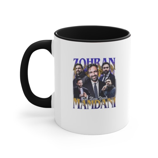 Discover Zohran For New York City Bootleg 90s Vintage Accent Mugs