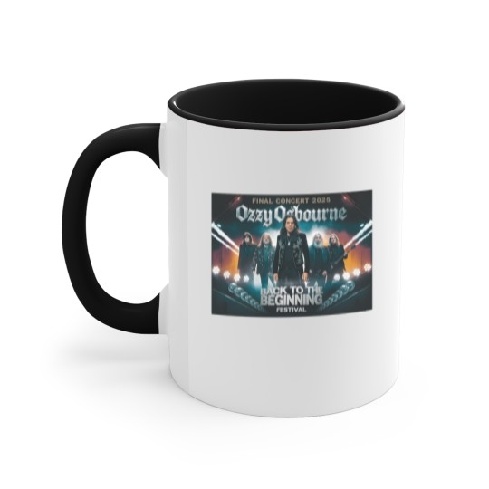 Discover Ozzy Osbourne Black Sabbath Final Concert 2025 Accent Mugs
