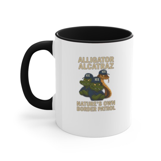 Discover Alligator-Alcatraz - Alligator Alcatraz Fl Retro - Accent Mugs