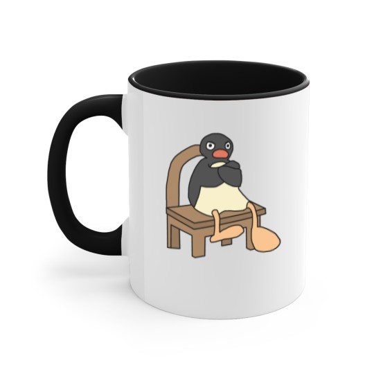 Discover Angry Pingu Classic Accent Mugs