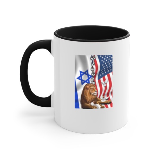 Discover American Israel Israeli Flag, Lion Of Judah American Israeli Flag Accent Mugs