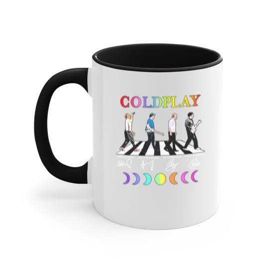 Discover Coldplay Band Accent Mugs Round