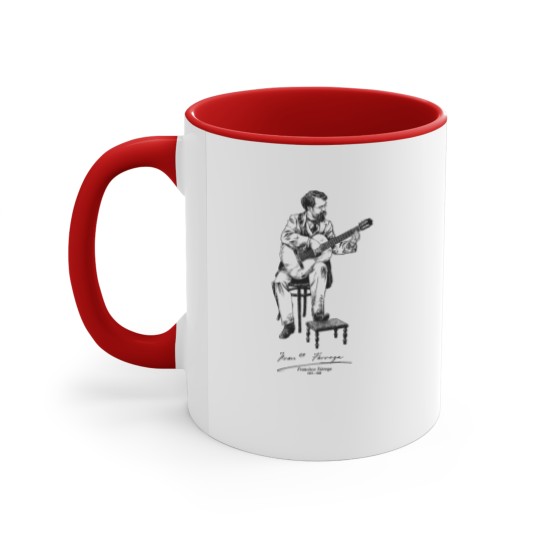 Discover Francisco Tárrega-Spanish-classical guitar-Music Accent Mugs