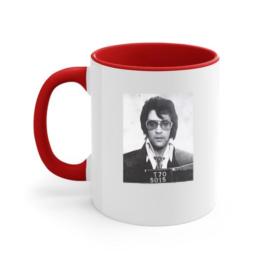 Discover Elvis Presley mugshot - Elvis Presley - Accent Mugs