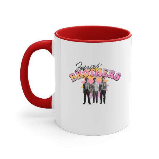 Discover Jonas Brothers Weve Been on Pink - Jonas Brothers Merch Accent Mugs
