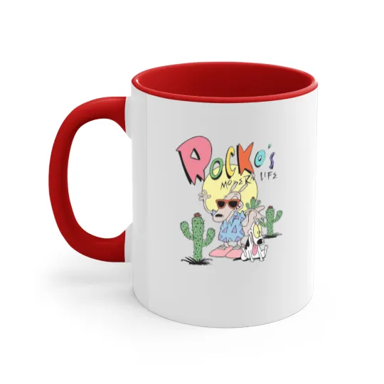 Discover Nick 90s Rockos Modern Life Accent Mugs