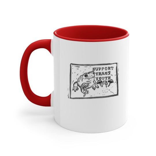 Discover Protect Trans Youth LGBT Quote Accent Mugs