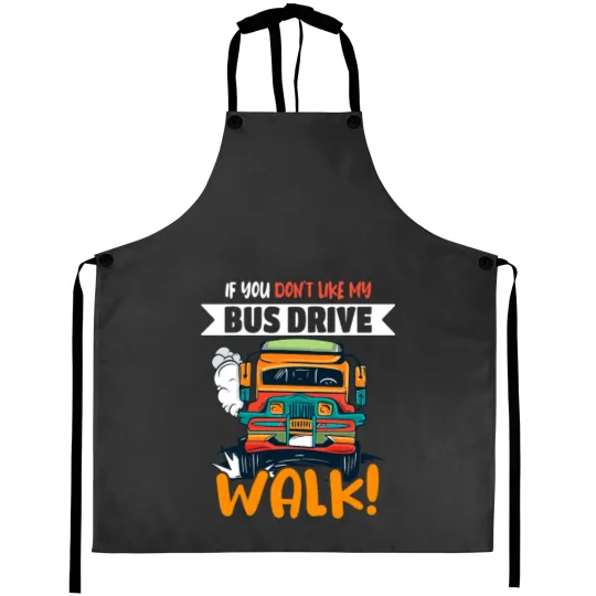 Discover My Bus Drive or Walk School Bus Driver Student Delivery Aprons