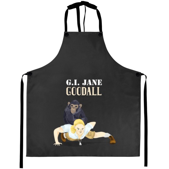 Discover GI Jane Goodall Aprons