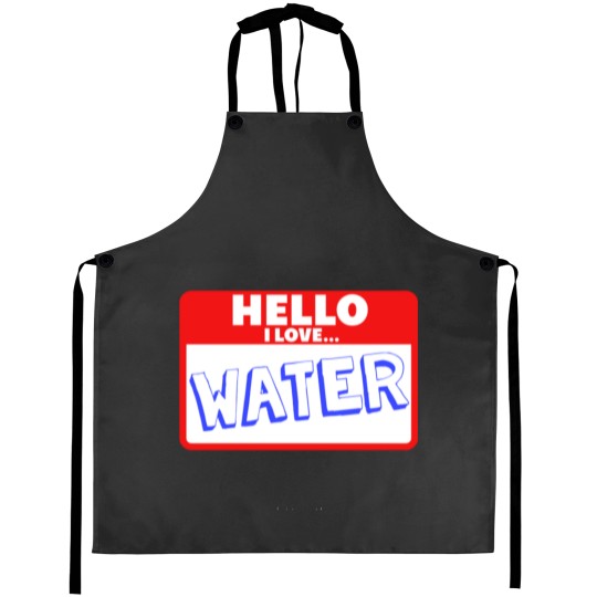 Discover Water Sticker Aprons