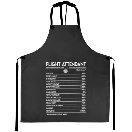 Discover CopyFlight Attendant Flight Attendant Factors Daily Gift Item Aprons