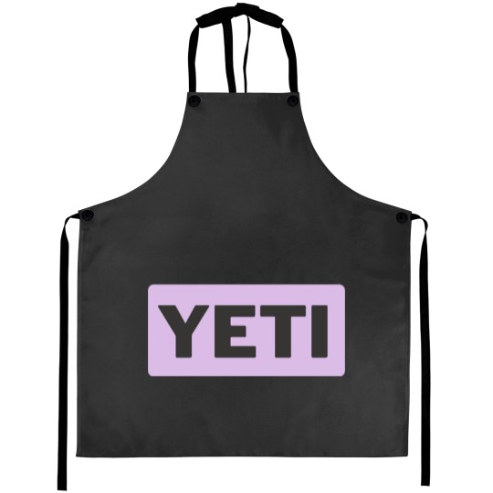 Discover Purple Yeti Cooler Sticker Sticker Aprons